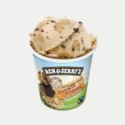 BEN & JERRY'S CHOCOLATE CHIP COOKIE DOUGH NON-DAIRY ICE CREAM 458ML