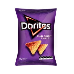 DORITOS CORN CHIPS THAI SWEET CHILLI 170G