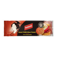 Load image into Gallery viewer, FANTASTIC RICE CRACKERS SWEET CHILLI &amp; SOUR CREAM 100G
