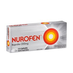 NUROFEN IBUPROFEN CAPLETS 12 PACK