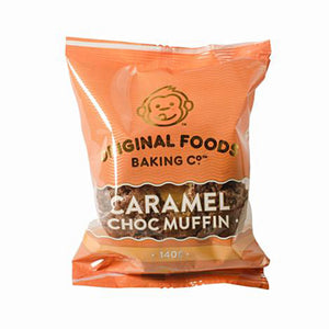 ORIGINAL FOODS MUFFIN CARAMEL CHOC 140G
