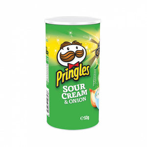PRINGLES POTATO CHIPS SOUR CREAM & ONION 53G