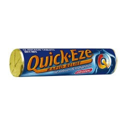 QUICK-EZE ORIGINAL 12 ANTACID TABLETS