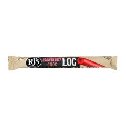 RJ'S LICORICE  RASPBERRY CHOC LOG 40G