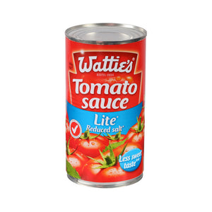 WATTIES TOMATO SAUCE LITE REDUCED SALT CAN 575G $4.50